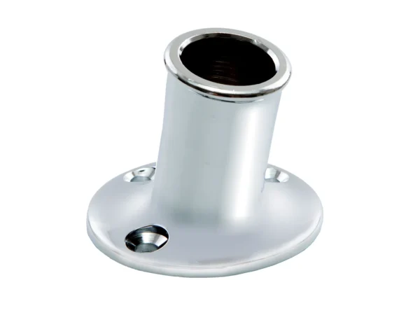 Whitecap Top-Mounted Flag Pole Socket CP/Brass - 3/4" ID