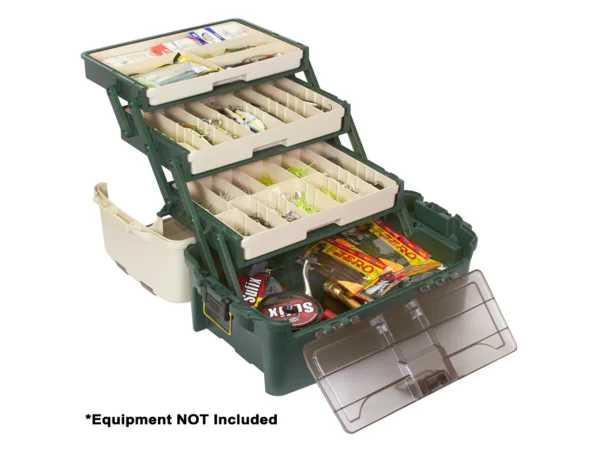 Plano Hybrid Hip 3-Tray Tackle Box - Forest Green