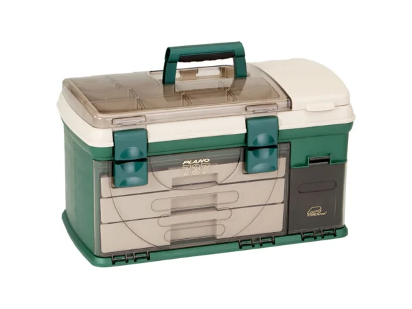 Plano 3-Drawer Tackle Box XL - Green/Beige - Image 2