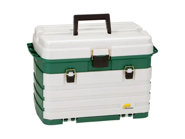 Plano 4-Drawer Tackle Box - Green Metallic/Silver - Image 3