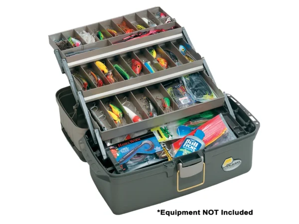 Plano Guide Series™ Tray Tackle Box - Graphite/Sandstone