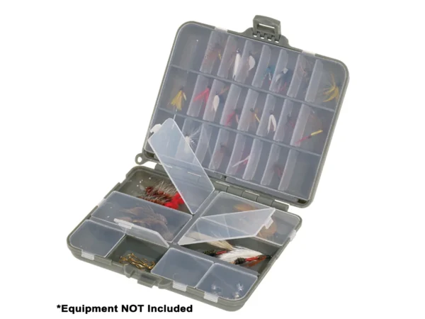 Plano Compact Side-By-Side Tackle Organizer - Grey/Clear