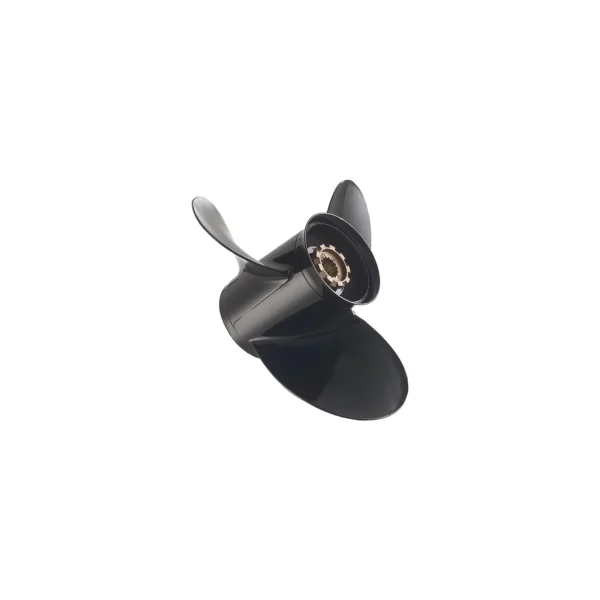 Quicksilver Black Diamond Aluminum Propeller 3 Blade RH With Rubber Hub