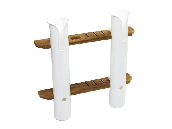 Whitecap Teak 2-Rod Tournament Storage Rack