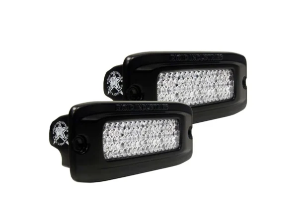 RIGID Industries SR-Q PRO Back Light Kit - Flush Mount Diffused - Pair - Black