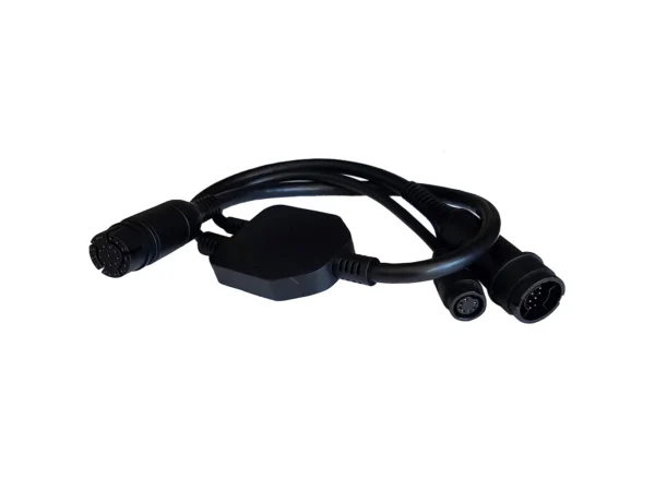 Raymarine Adapter Cable 25-Pin to 25-Pin & 7-Pin - Y-Cable to RealVision & Embedded 600W Airmar TD to Axiom RV