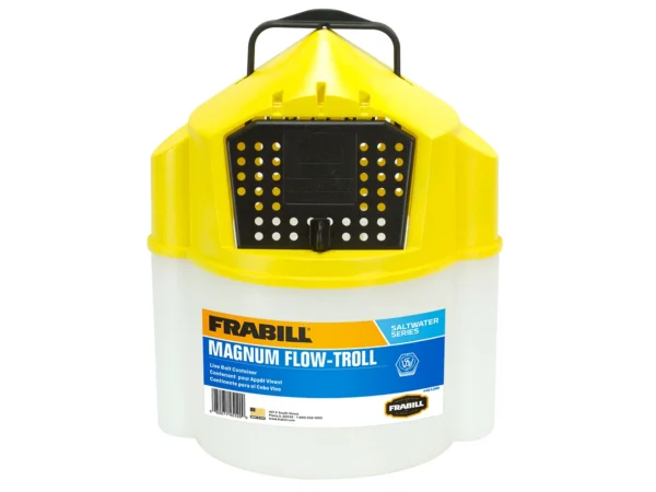 Frabill Magnum Flow Troll® Shrimp Bucket - 10 Quart