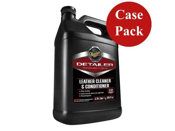 Meguiar's Detailer Leather Cleaner & Conditioner - 1-Gallon *Case of 4*