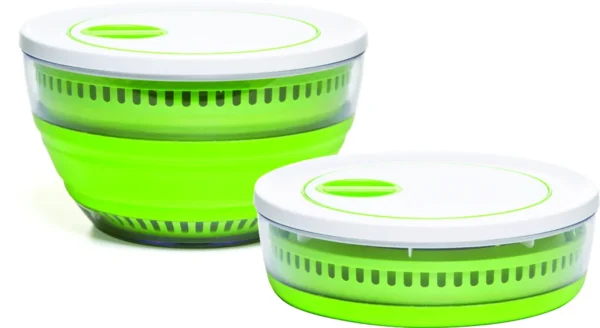 Prepworks Collapsible Salad Spinner, 4 Quart Capacity