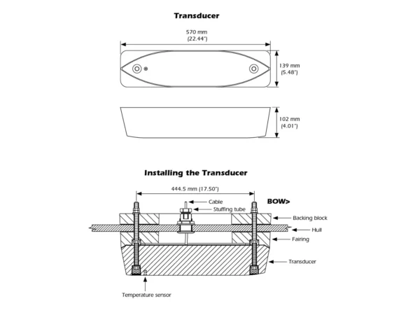 Garmin Airmar R109LM Thru-Hull Transducer - Bare Wires - Image 3