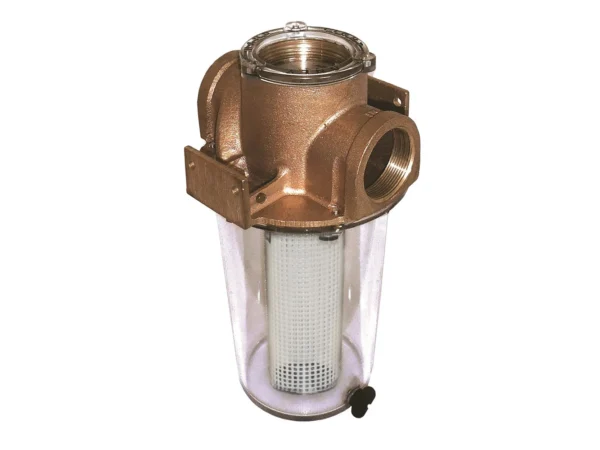 GROCO ARG-500 Series 1/2" Raw Water Strainer w/Non-Metallic Plastic Basket