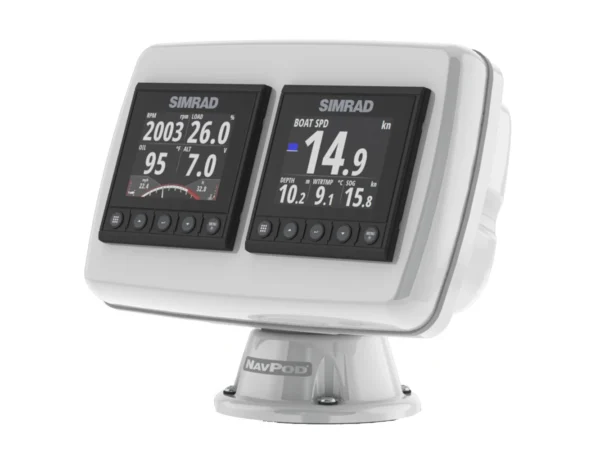 NavPod PP4503 PowerPod Pre-Cut f/2-Simrad IS42/B&G Triton²/AP44 Square Hole Instruments