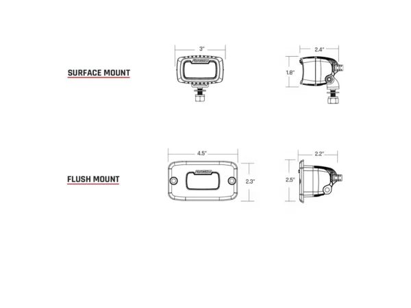 RIGID Industries SR-M Series PRO Diffused Backup Kit - Black - Image 2