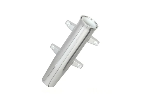 Lee's Aluminum Side Mount Rod Holder - Tulip Style - Silver Anodize