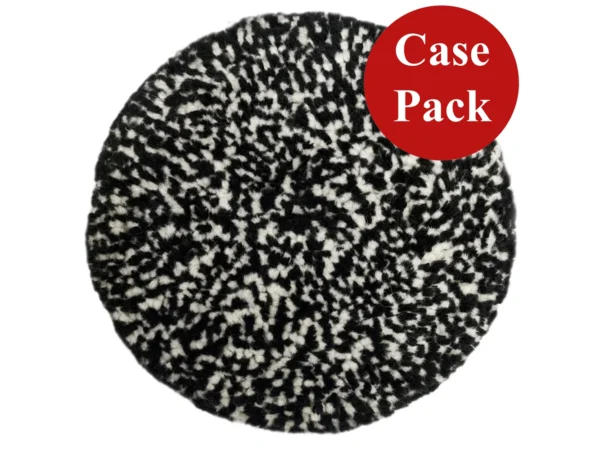 Presta Wool Compounding Pad - Black & White Heavy Cut - *Case of 12*