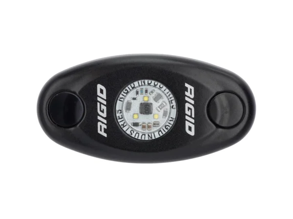 RIGID Industries A-Series Black Low Power LED Light - Single - Amber