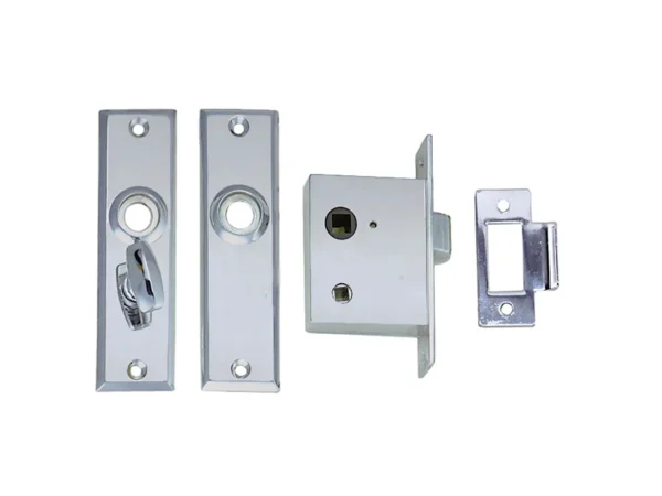 Perko Mortise Latch Set w/Turn Button - Image 2