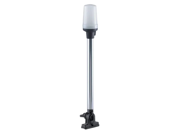 Perko Fold Down All-Round Pole Light - Vertical Mount - White