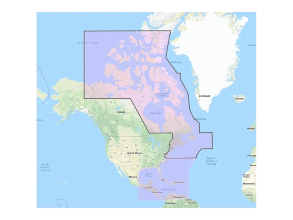 Furuno US & Canada Atlantic Coast, Gulf of Mexico, Caribbean Bahamas and central America Vector Charts - Unlock Code