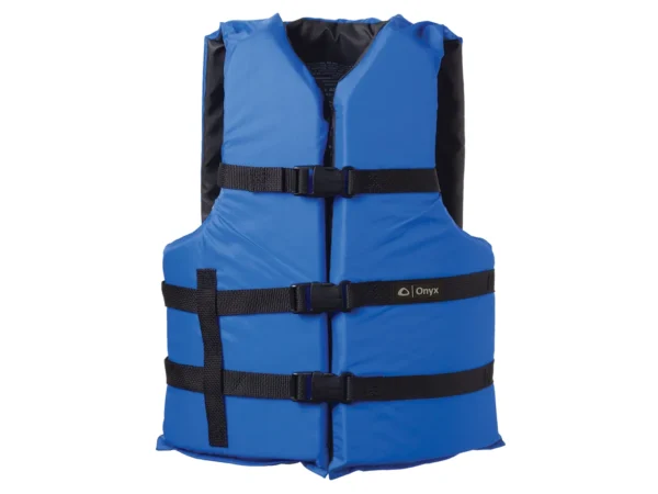 Onyx Nylon General Purpose Life Jacket - Adult Universal - Blue