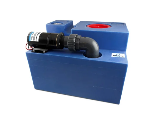 Albin Group 19 Gallon (72L) Waste Water Tank CPL Macerator - 12V