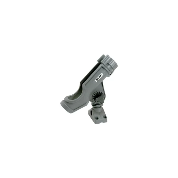 Scotty 230GR Powerlock Rod Holder w/#241 Side/Deck Mount, Gray