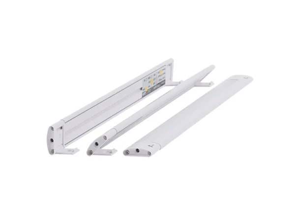 Lunasea Adjustable Linear LED Light w/Built-In Dimmer - 12" Length, 12VDC, Warm White w/ Switch - Image 2