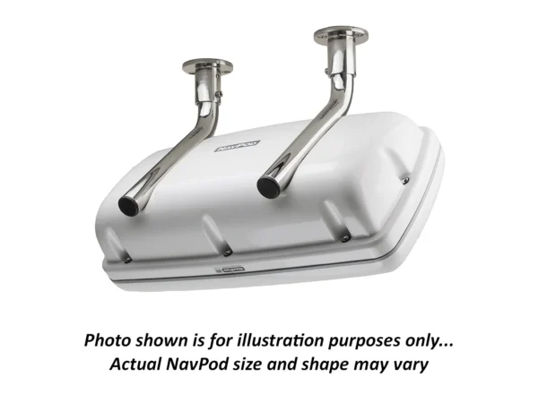 NavPod SystemPod Pre-Cut f/Raymarine AXIOM 9 & 1 Instrument (3.6″ hole) f/9.5″ Wide Guard (Pre-Cut f/Surface Mount Using Rear Mounting Brackets) - Image 3