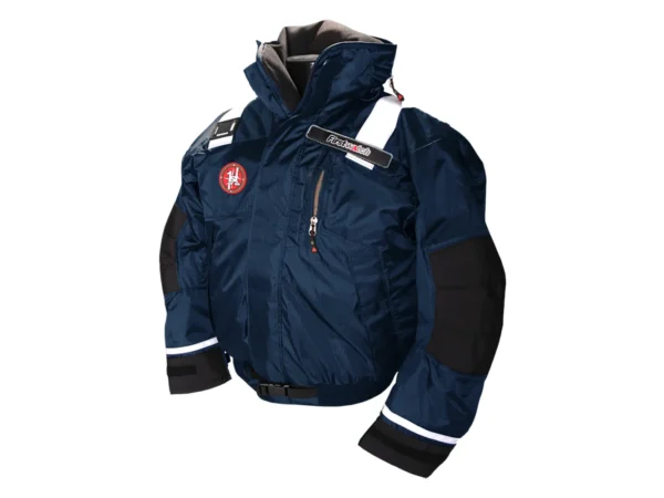 First Watch AB-1100 Flotation Bomber Jacket - Navy Blue - Small