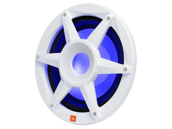 JBL 10" Marine RGB Passive Subwoofer - White Stadium Series - Image 2