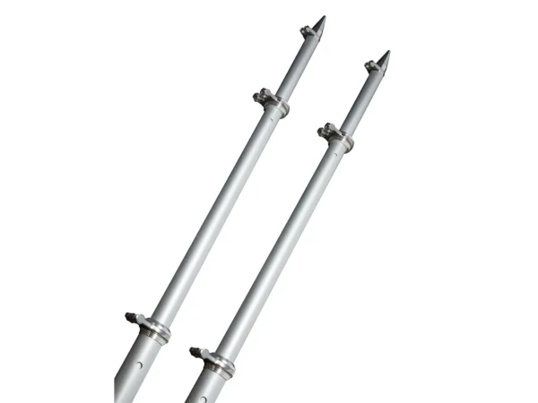 TACO 18' Deluxe Outrigger Poles w/Rollers - Silver/Silver