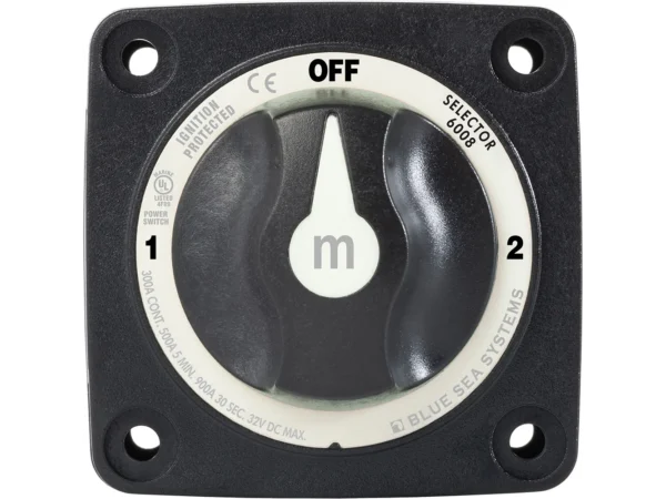 Blue Sea 6008200 m-Series Selector 3 Position Battery Switch - Black - Image 3