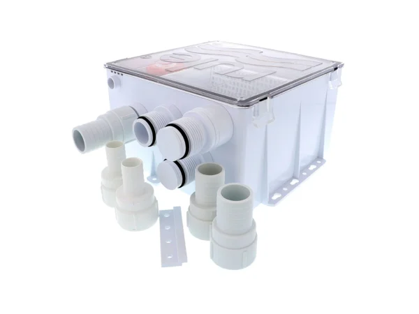 Rule Shower Drain Box w/1100 GPH Pump - 24V