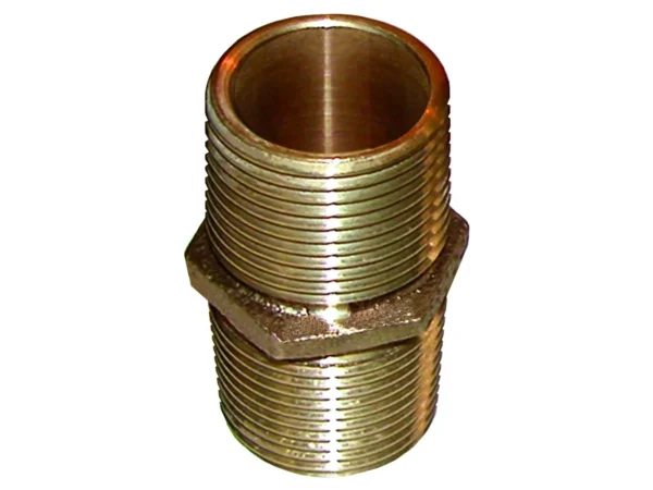 GROCO Bronze Pipe Nipple - 2-1/2" NPT