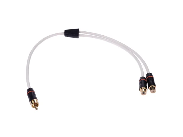 Fusion Performance RCA Cable Splitter - 1 Male to 2 Female - .9'