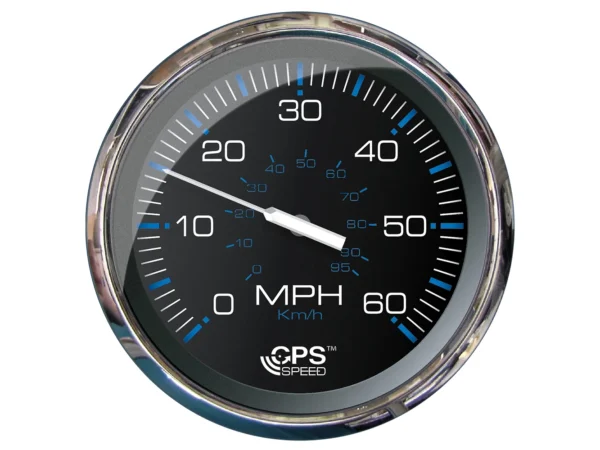 Faria Chesapeake Black 5" Studded Speedometer - 60 MPH (GPS)