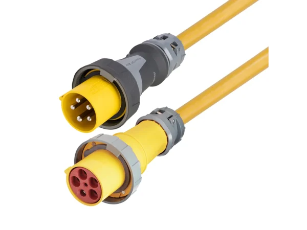 Marinco 100 Amp 120/208V 4-Pole, 5-Wire Shore Power Cable - No Neutral Wire - 100'