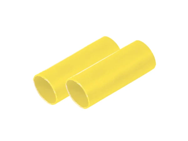 Ancor Battery Cable Adhesive Lined Heavy Wall Battery Cable Tubing (BCT) - 1" x 3" - Yellow - 2 Pieces