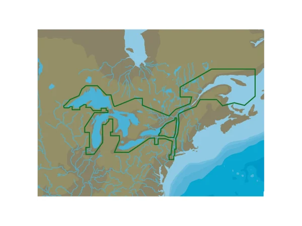 C-MAP 4D NA-D061 Great Lakes & St Lawrence Seaway -microSD™/SD™