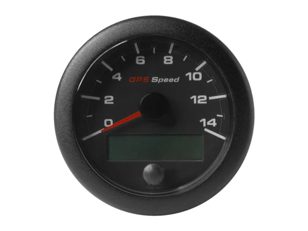 Veratron 3-3/8" (85mm) OceanLink® GPS Speedometer - Black Dial & Bezel (0-14 K/MPH/KMH)