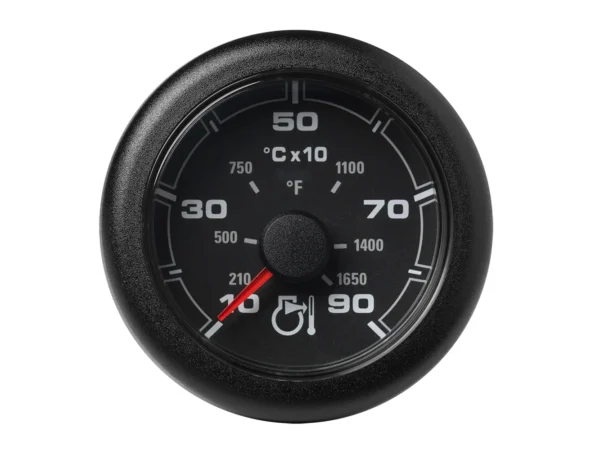 Veratron 52MM (2-1/16") OceanLink Pyrometer Gauge (900° C/1650° F) - Black Dial & Bezel