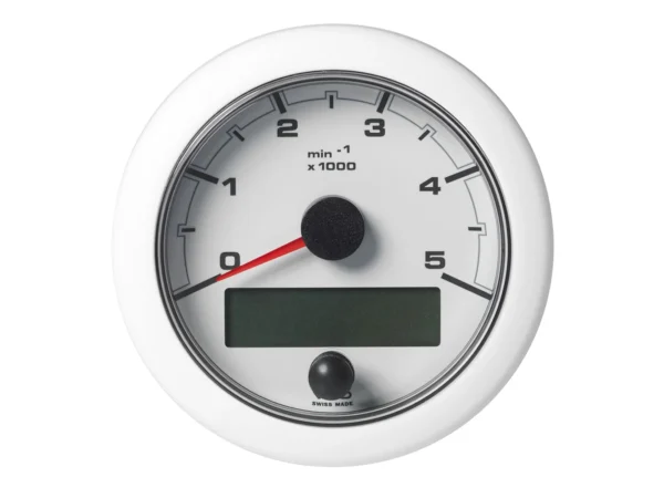 Veratron 3-3/8" (85mm) OceanLink® NMEA 2000® Tachometer - 5000 RPM - White Dial & Bezel