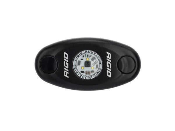 RIGID Industries A-Series Black High Power LED Light Single - Cool White