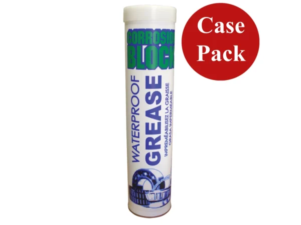 Corrosion Block High Performance Waterproof Grease - 14oz Cartridge - Non-Hazmat, Non-Flammable & Non-Toxic *Case of 10*