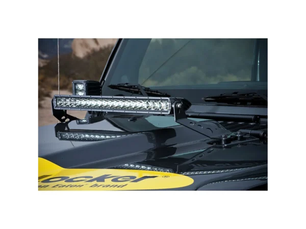 RIGID Industries 2007-2017 Jeep JK 20" Light Hood Mount - Image 2