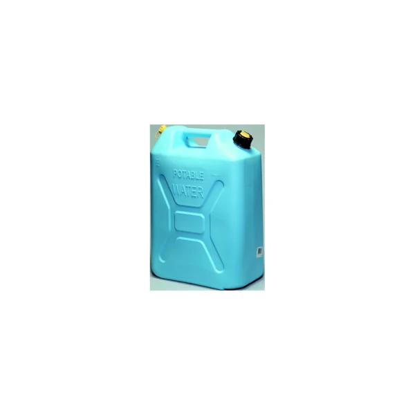 Scepter 004933 Manual Vent Military Style Water Jerry Can w/CRC, 5.3 Gal./20L, Light Blue