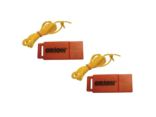 Orion Safety Whistle w/Lanyards - 2-Pack