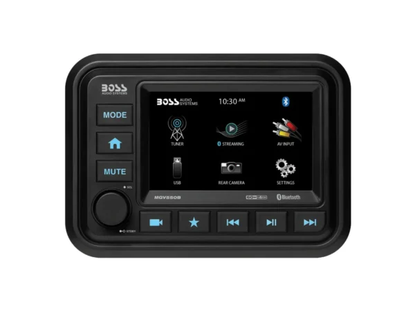 Boss Audio MGV550B Marine Stereo w/AM/FM/BT/Rear Camera