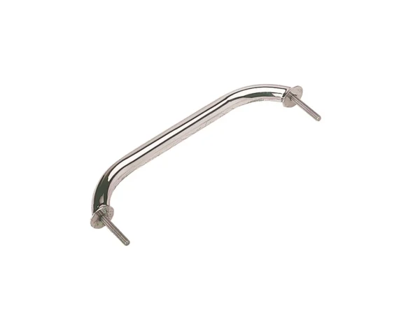 Stainless Steel Stud Mount Flanged Hand Rail w/Mounting Flange - 12"