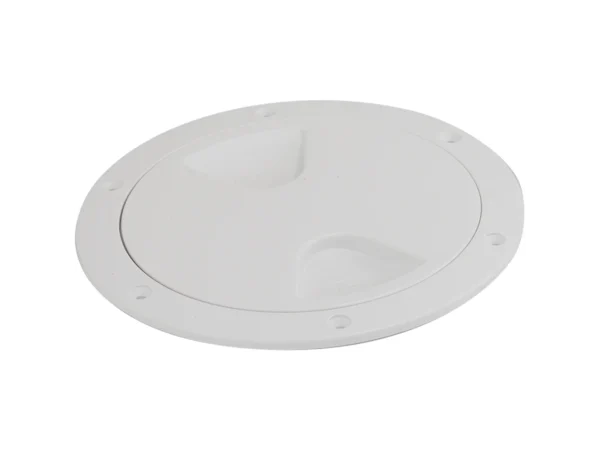 Sea-Dog Screw-Out Deck Plate - White - 4"